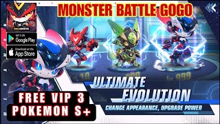 Monster Battle GoGo Gameplay V3  Pokemon RPG Game Android [upl. by Bedell432]