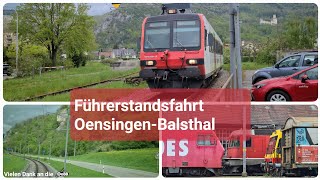 Führerstandsfahrt im Domino der S22 von Oensingen nach Balsthal [upl. by Cohette]