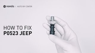 How to Fix JEEP P0523 Engine Code in 4 Minutes 2 DIY Methods  Only 692 [upl. by Anyela]