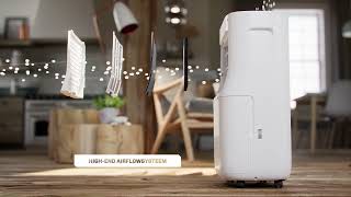 Clean Air Optima® CA708 Smart  2in1 Luchtontvochtiger en Luchtreiniger  25 literdag [upl. by Aziaf]