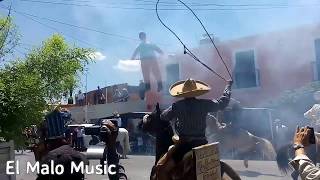 Sábado de Gloria 2018 Jerez Zacatecas Quema de Judas🐎 [upl. by Ahsaetal]