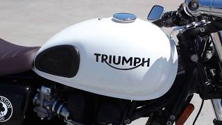 2015 Triumph THRUXTON Ace Special Edition [upl. by Adianez]