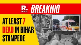 Bihar Temple Stampede 7 Dead 9 Injured In Jehanabad Tragdey  Latest News Today [upl. by Naras980]