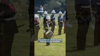 Royal Marines musicians perform emotional tribute to one of their own [upl. by Tut]