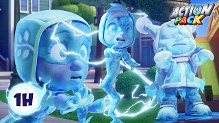 Frozen Fiasco ❄️ Is Cold Snap Back  1H Compilation  Action Pack  Adventure Cartoon for Kids [upl. by Ahsyen307]