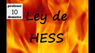 Ley de Hess TRUCOS ejercicios resueltos examenes 1 bachillerato [upl. by Nogras]