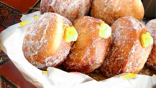 DELICIOSAS DONAS RELLENAS DE CREMA PASTELERA 👌🏻 SIN HORNO Y MUY FÁCILES [upl. by Balfore]