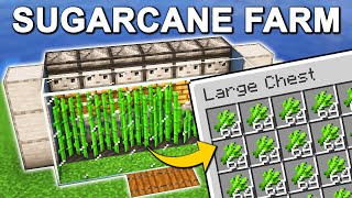 EASIEST AFK Sugarcane Farm in Minecraft 121 Tutorial [upl. by Nohsar411]