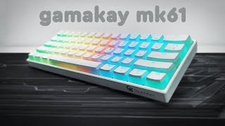 Gamakay MK61 Unboxing Review amp Sound Test [upl. by Eldnik444]