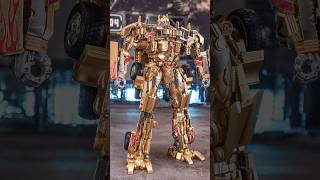 Golden Prime！WEIJIANG SS05 Oversize Optimus Prime Golden Edition transformation transformers [upl. by Publea768]