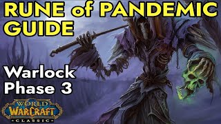 Warlock Rune of Pandemic Guide  WoW Classic SoD [upl. by Gerald]