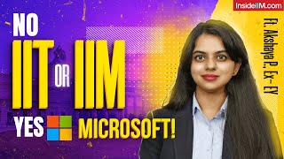 Product Manager At Microsoft  The Journey And The Truth Ft Akshaya P Ex EY [upl. by Acirderf]