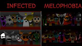 SPRUNKI Infected VS Melophobiasprunkiincredibox [upl. by Mateya462]