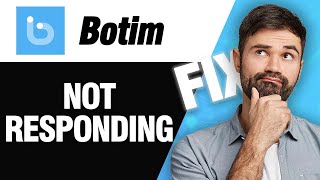 How To Fix Botim App Not Responding  Easy Quick Solution [upl. by Eeclehc]