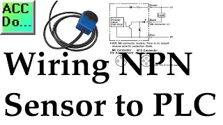 Wiring NPN Sensor to PLC [upl. by Adnerak]