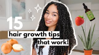 15 Hair Growth Tips that work [upl. by Porte]