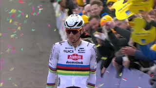 Mathieu van der Poel domineert Flandriencross 2024  X20 Badkamers Trofee  Race highlights [upl. by Libenson]