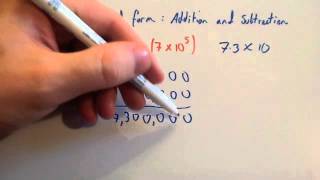 Standard Form addition  Corbettmaths [upl. by Strepphon]