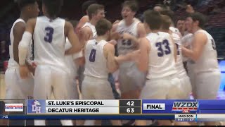 Decatur Heritage wins the Boys Class 1A Championship Highlights [upl. by Alleynad]