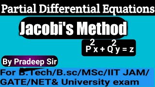 Jacobi Method Partial Differential Equations  Jacobi Method  Partial Differential Equations [upl. by Adyan906]