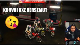 Lawak Chiko Konvoi RXZ Sambil Buat Pikupline 😘 GTA Malaysia [upl. by Giaimo]