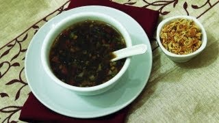 Veg Manchow Soup Recipe  Indo Chinese Cuisine [upl. by Dollar911]