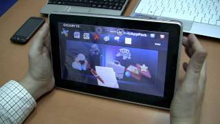 Gigabyte S1080 N570 Win7 Tablet with USB 30 [upl. by Thordis]