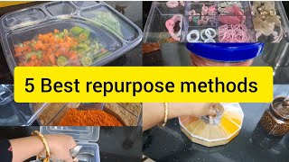 5 Best Methods to repurpose plastic containers  Reuse ideas  Home Making tips  Malayalam [upl. by Ecitnerp]