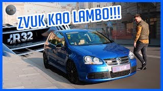 GOLF 5 R32  ZVUK KAO LAMBO [upl. by Lenahs234]