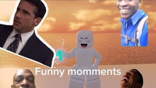 MUDERER VS SHERIFF GAMEPLAY BUT FUNNY MOMMENTS  roblox [upl. by Annayr]