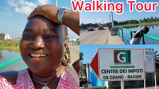 Walking tour of Grand Bassam a beautiful resort city away from Abidjan unexpected discovery [upl. by Ellerrad]