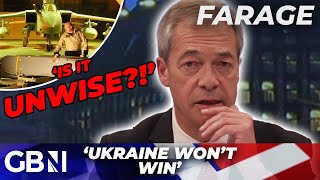 Nigel Farage OPPOSES Labours worrying decision to allow Ukraine to use its missiles NOT wise [upl. by Damita]