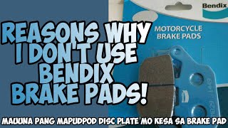 BENDIX Brakepads installed on Honda rs150 ang lakas makapudpod ng disc plate [upl. by Gnirol]