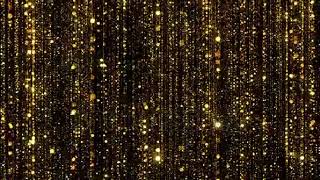 stock footage gold particles glitter glamour rain [upl. by Aneba]