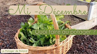 MIDECEMBRE  Quoi faire au potager  LE POTAGER DE ROLAND [upl. by Yrahca]