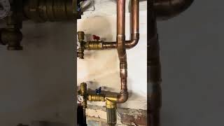 Hydronic RetrofitBoiler to Manifold Leak Test [upl. by Halliday]