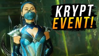 Mortal Kombat 11  NEW Krypt Event for Kitana w Rare quotEdenian Bluequot Skin RETURNS Krypt Event 3 [upl. by Henson]