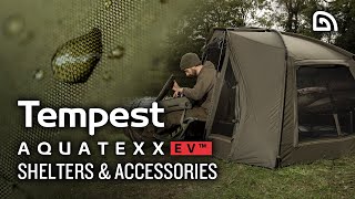 Trakker Products Aquatexx EV™ Tempest Shelters amp Accessories [upl. by Azaria444]