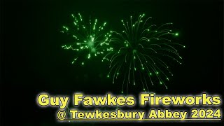 Fireworks at Tewkesbury Abbey 2024 [upl. by Gan]