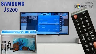 مراجعة شاشة ساسمونج سمارت وريسيفر داخلي موديل5200  Review SAMSUNG SMART TV Model J5200 [upl. by Erasaec156]