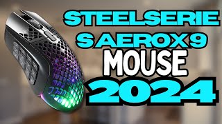 SteelSeries Aerox 9 Wireless – UltraLightweight Wireless Gaming Mouse Review [upl. by Adnirak]