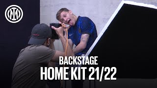 THE NEW INTER HOME KIT 202122  EXCLUSIVE BACKSTAGE 👀⚫🔵🎬 [upl. by Marcille28]