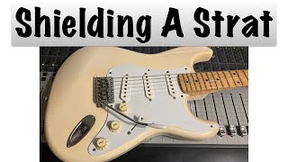 Stratocaster Shielding Video [upl. by Nahpets800]