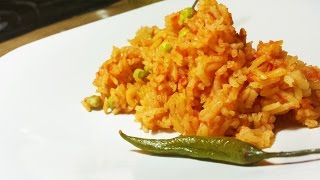 COCINAR ARROZ ROJO CON CHILE FACIL Y SENCILLO [upl. by Symons653]