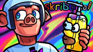 Skribblio Funny Moments  Sarks First Skribblio Game [upl. by Aramal819]