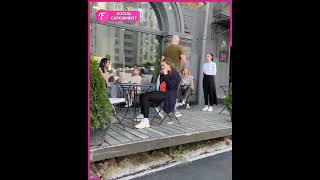 Pregnant Woman Finishes Someone Elses Food in Café shorts [upl. by Charlie]