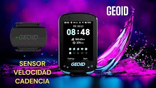 GEOID C600 Ciclocomputador  Instalación Sensor Geoid De VelocidadCadencia [upl. by Murdoch]