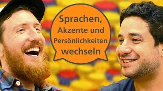 Sprachen Akzente und Persönlichkeiten wechseln [upl. by Olimac]