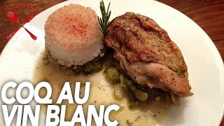 Coq Au Vin Blanc  Isobe Food [upl. by Franklin]