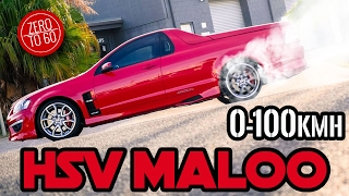 HSV VE Maloo Test Drive Review V8 Holden Ute 0100 LS3 Exhaust 26 [upl. by Hcardahs]